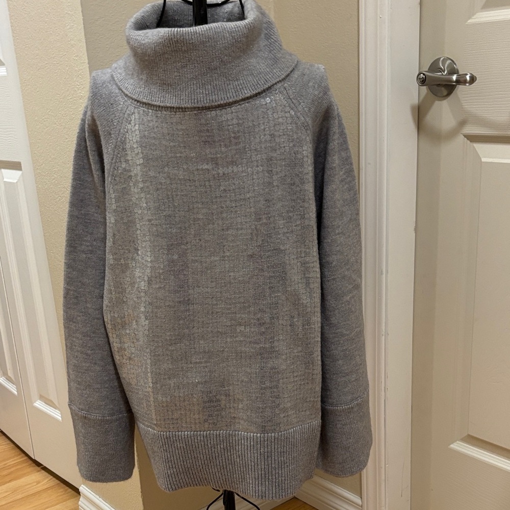 Joseph Ribkoff Elegant Gray Cowl Neck Sweater